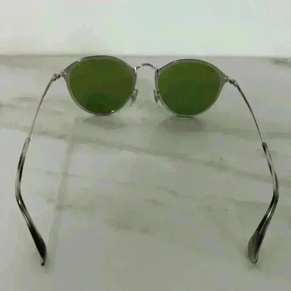 Ray-Ban Silver and Green Sunglasses main image 7